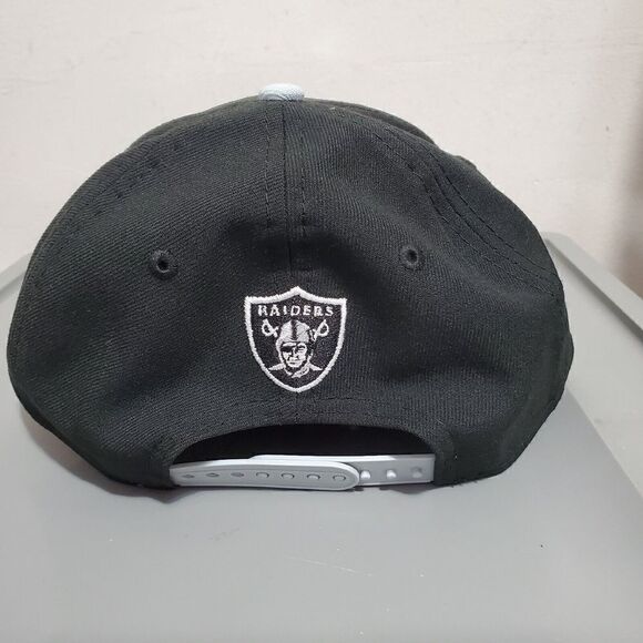 Las Vegas Raiders New Era 9FORTY NFL Draft Hat Black Snapback Adjustable NWT - Picture 4 of 9